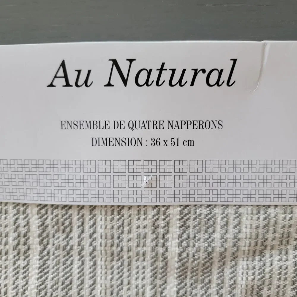 COPY - COPY - COPY - Au Natural 100% cotton grey and winter white 4 pack Fringe…